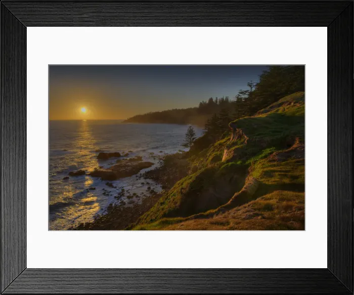 Framed Print : Sunset at Point Ross reserve on the coastline of Norfolk Island Framed Print : Sunset at Point Ross reserve on the coastline of Norfolk Island