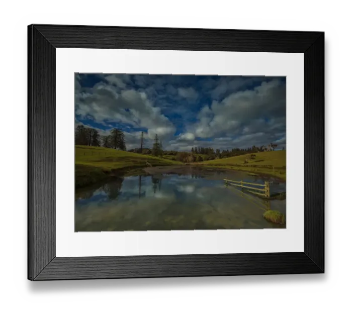 Framed Print : The idyllic countryside near Saint Barnabas chapel, Norfolk Island