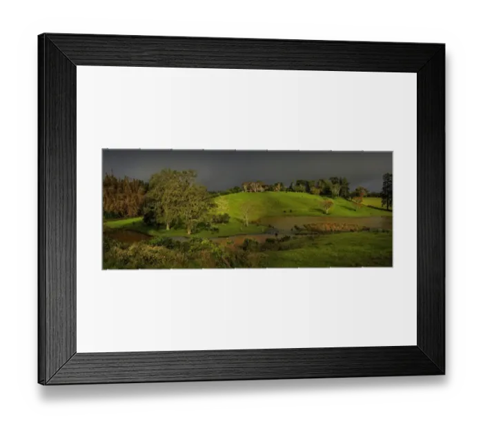 Framed Print : The idyllic countryside near Saint Barnabas chapel, Norfolk Island Framed Print : The idyllic countryside near Saint Barnabas chapel, Norfolk Island
