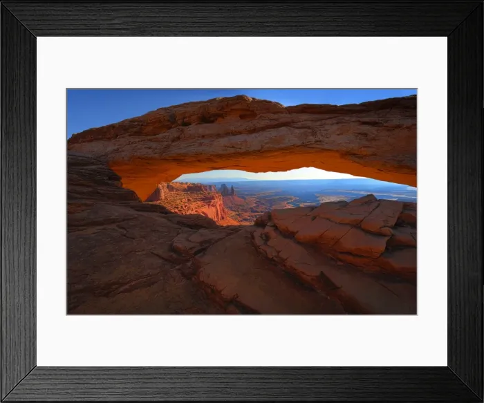 Framed Print : Morning light at Mesa Arch, Canyonlands National Park, Utah Framed Print : Morning light at Mesa Arch, Canyonlands National Park, Utah