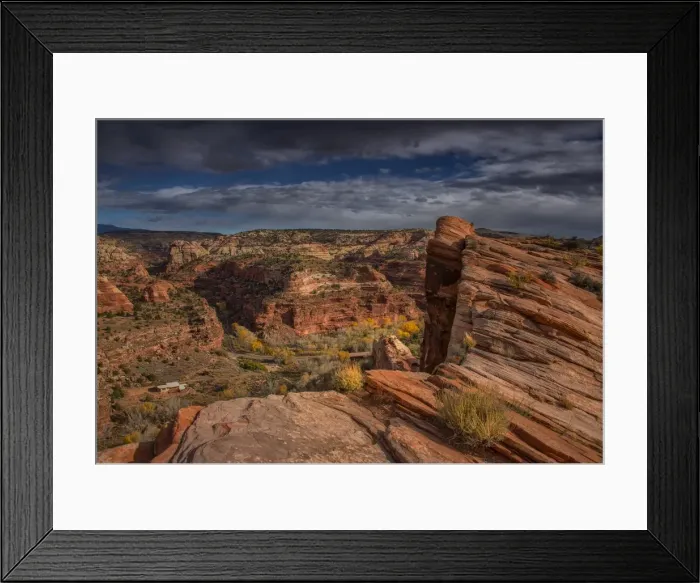 Framed Print : A scenic viewpoint in the Escalante wilderness, Utah, western United States Framed Print : A scenic viewpoint in the Escalante wilderness, Utah, western United States