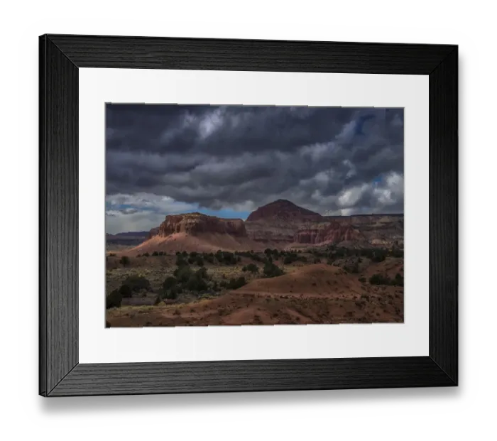 Framed Print : A scenic view at Capital Reef National Park in Utah, western United States Framed Print : A scenic view at Capital Reef National Park in Utah, western United States