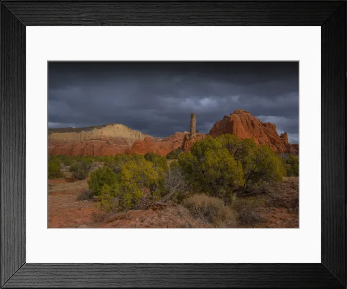Framed Print : A scenic view in the Kodachrome Basin State Park Utah, western United States