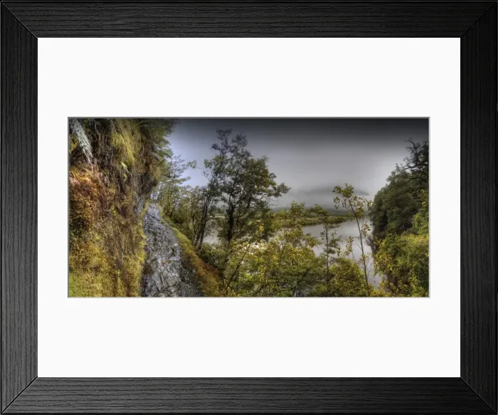 Framed Print : The walking track at Lake Ada in the South Island of New Zealand Framed Print : The walking track at Lake Ada in the South Island of New Zealand