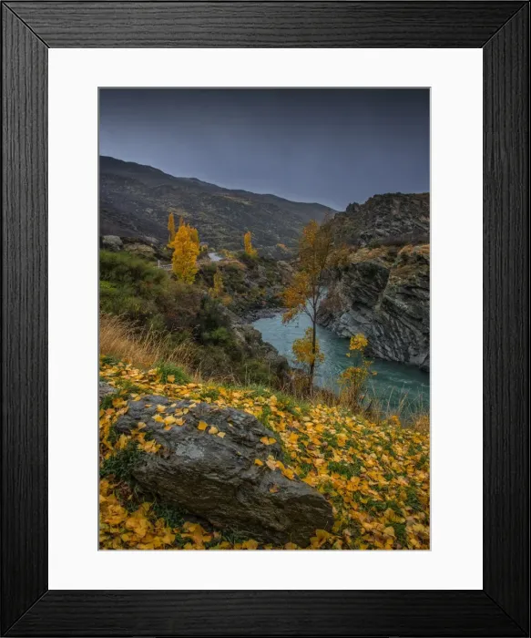 Framed Print : Kawarau river South Island of New Zealand Framed Print : Kawarau river South Island of New Zealand