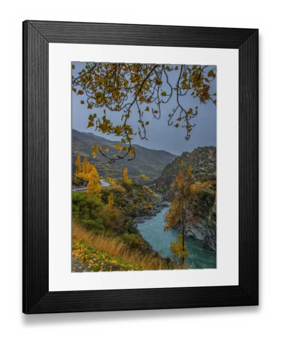 Framed Print : Kawarau river South Island of New Zealand