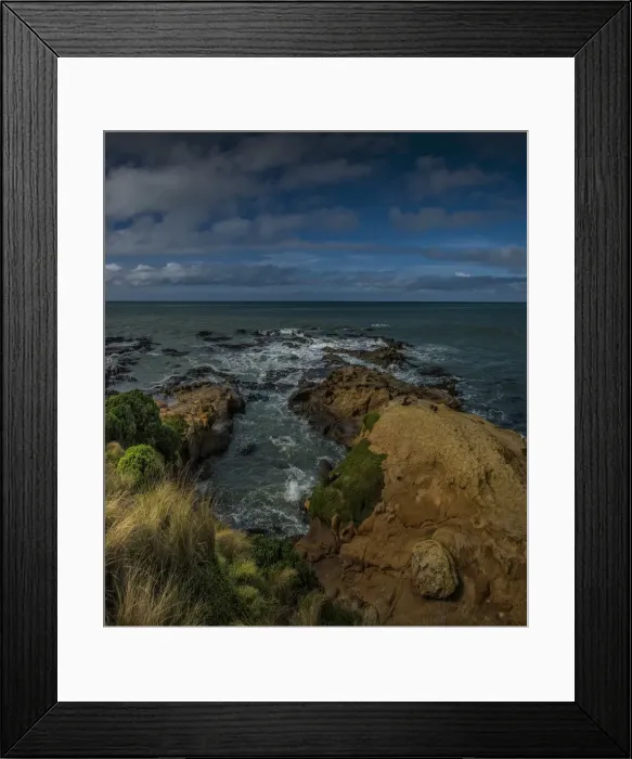 Framed Print : The coastline near Hillgrove on the South Island of New Zealand Framed Print : The coastline near Hillgrove on the South Island of New Zealand