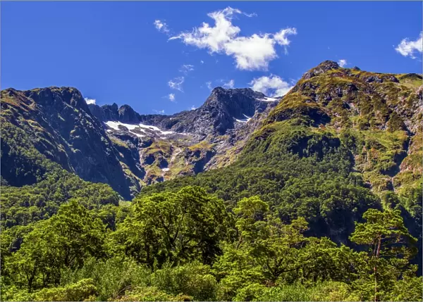 Clinton valley in the South Island of New Zealand