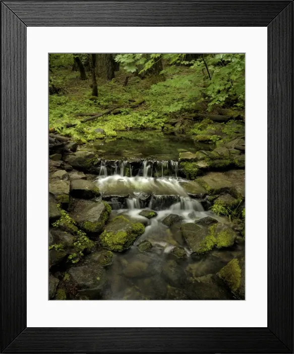Framed Print : Cascading stream in Yosemite national park, California Framed Print : Cascading stream in Yosemite national park, California
