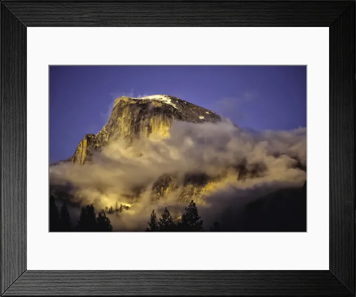 Framed Print : A view to half dome in Yosemite national park, California Framed Print : A view to half dome in Yosemite national park, California