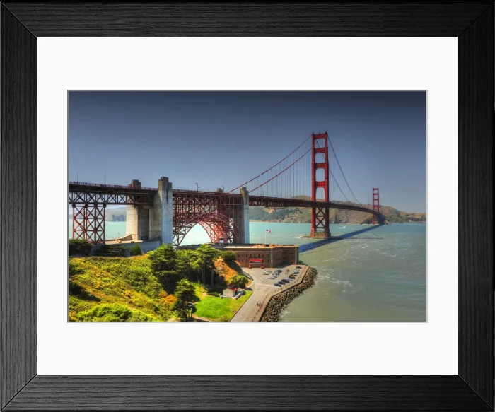 Framed Print : A view of Golden gate Bridge, San Francisco, California Framed Print : A view of Golden gate Bridge, San Francisco, California