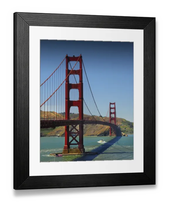 Framed Print : A view of Golden gate Bridge, San Francisco, California Framed Print : A view of Golden gate Bridge, San Francisco, California