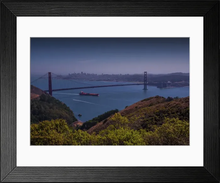 Framed Print : A view of Golden gate Bridge, San Francisco, California Framed Print : A view of Golden gate Bridge, San Francisco, California