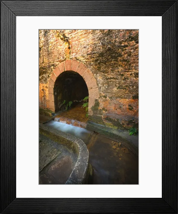 Framed Print : The historic Soldiers bath on Quality Row in Kingston, Norfolk Island Framed Print : The historic Soldiers bath on Quality Row in Kingston, Norfolk Island