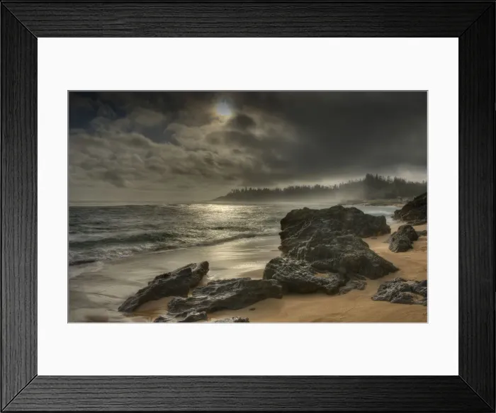 Framed Print : A coastal view of Slaughter bay at Kingston, Norfolk Island Framed Print : A coastal view of Slaughter bay at Kingston, Norfolk Island