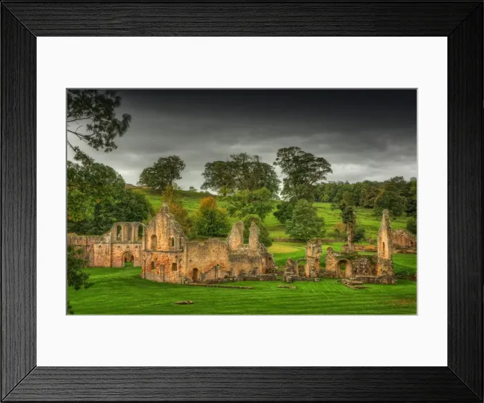 Framed Print : Fountains Abbey, Yorkshire, England Framed Print : Fountains Abbey, Yorkshire, England