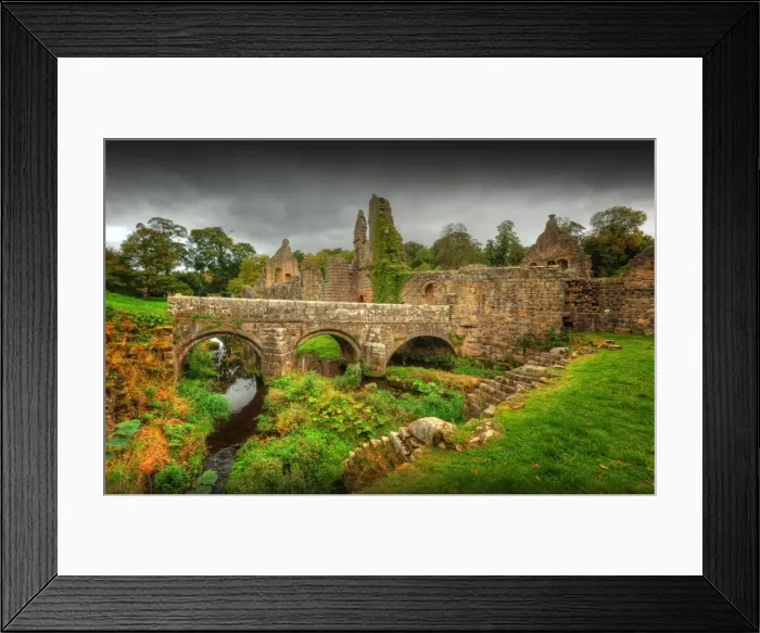 Framed Print : Fountains Abbey, Yorkshire, England