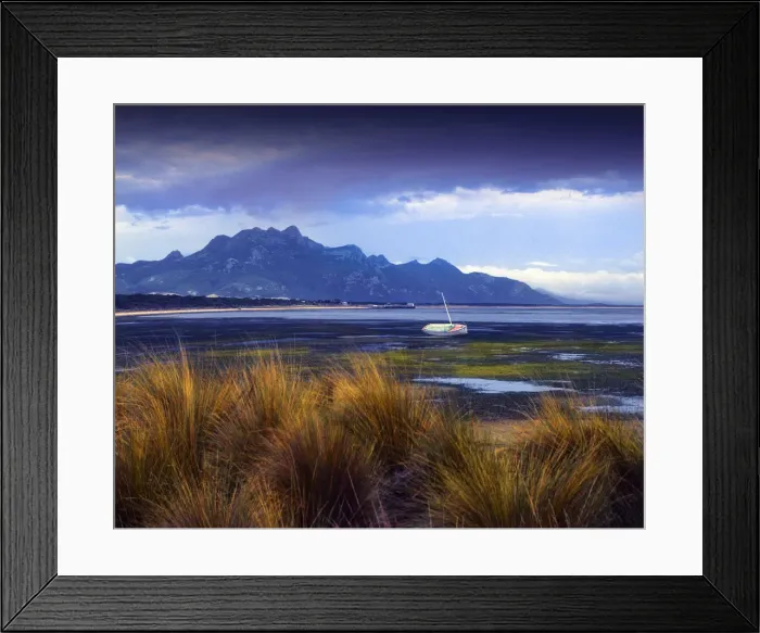 Framed Print : Low tide near Whitemark, Bass Strait, Flinders Island, Tasmania Framed Print : Low tide near Whitemark, Bass Strait, Flinders Island, Tasmania