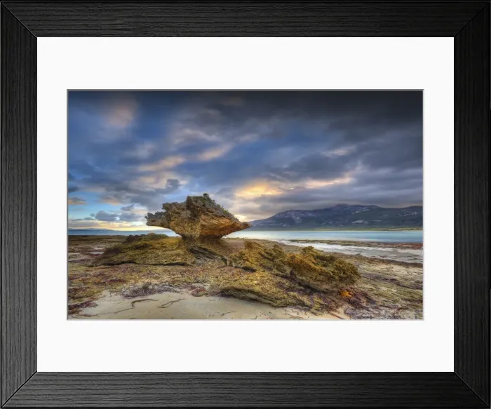 Framed Print : Low tide at Fotheringate beach, Lacota, Strzelecki range, flinders Island, Tasmania Framed Print : Low tide at Fotheringate beach, Lacota, Strzelecki range, flinders Island, Tasmania