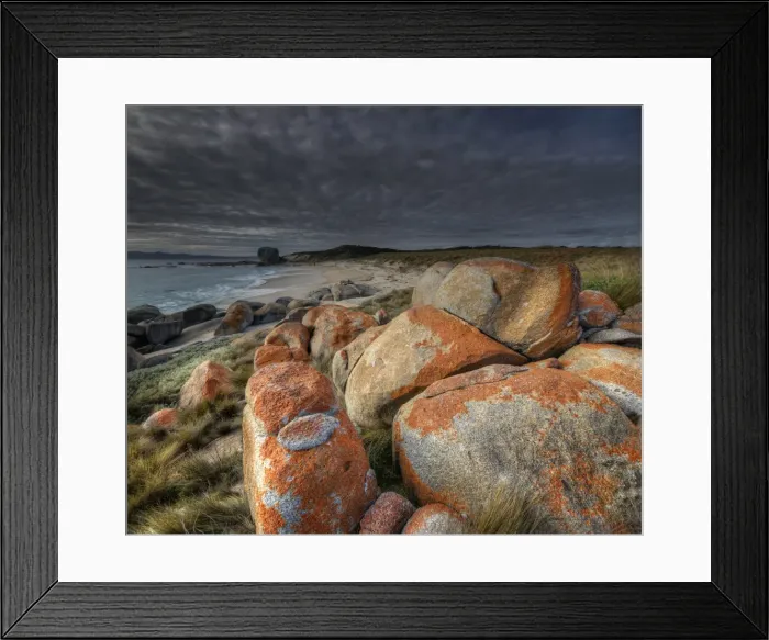 Framed Print : View to Marshall bay, Flinders Island, Tasmania Framed Print : View to Marshall bay, Flinders Island, Tasmania