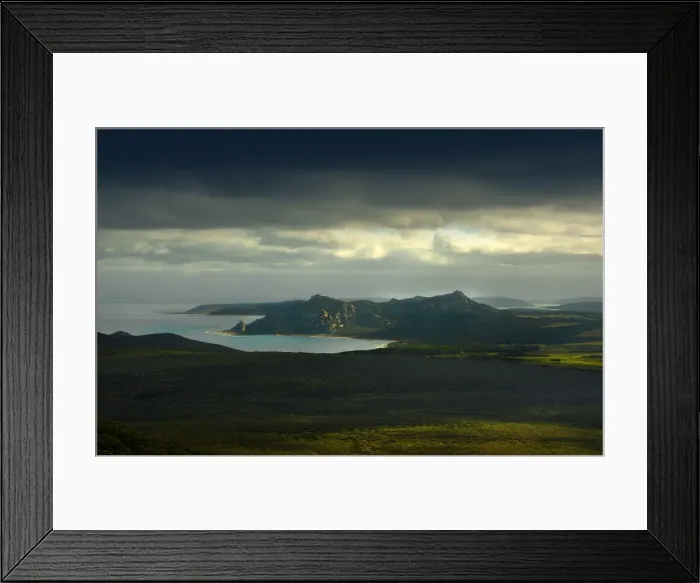 Framed Print : A view from Mount Tanner, Flinders Island, Tasmania