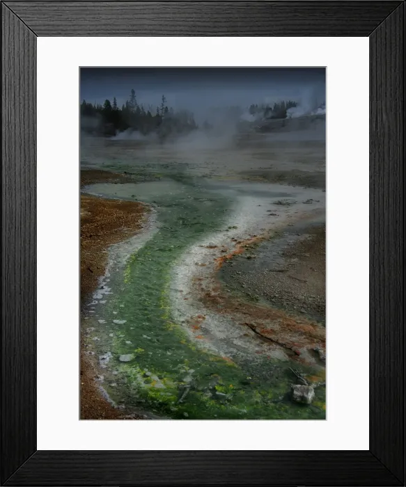 Framed Print : The Porcelain basin, Yellowstone National Park, Wyoming, USA Framed Print : The Porcelain basin, Yellowstone National Park, Wyoming, USA