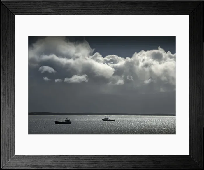Framed Print : Lobster boats King Island, Bass Strait, Tasmania