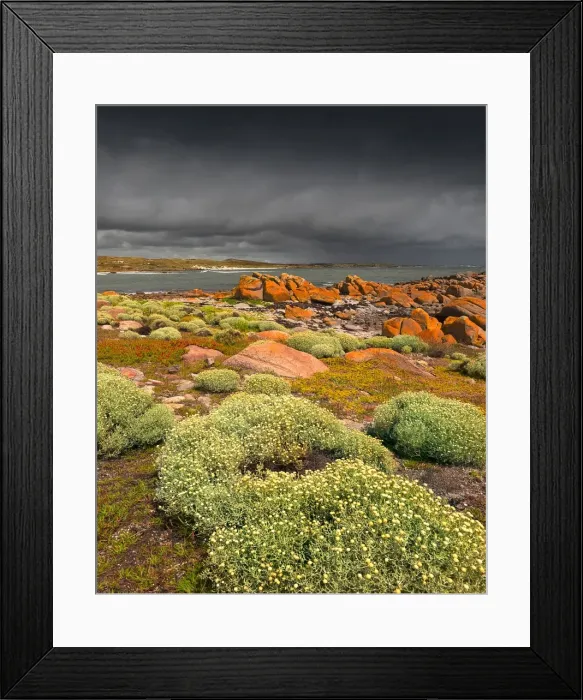 Framed Print : Little Porkies beach, King Island, Bass Strait, Tasmania Framed Print : Little Porkies beach, King Island, Bass Strait, Tasmania