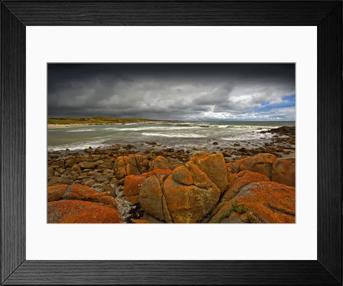 Framed Print : Little Porkies beach, King Island, Bass Strait, Tasmania Framed Print : Little Porkies beach, King Island, Bass Strait, Tasmania