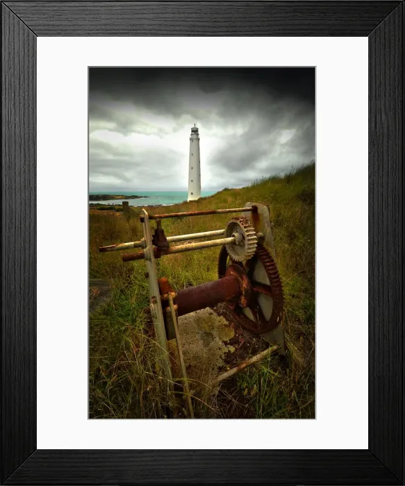 Framed Print : View to Cape Wickham lighthouse on King Island, Bass Strait, Tasmania