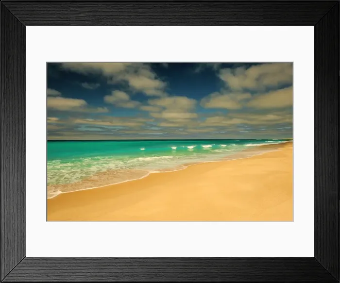 Framed Print : Lavinia beach, King Island, Bass Strait, Tasmania