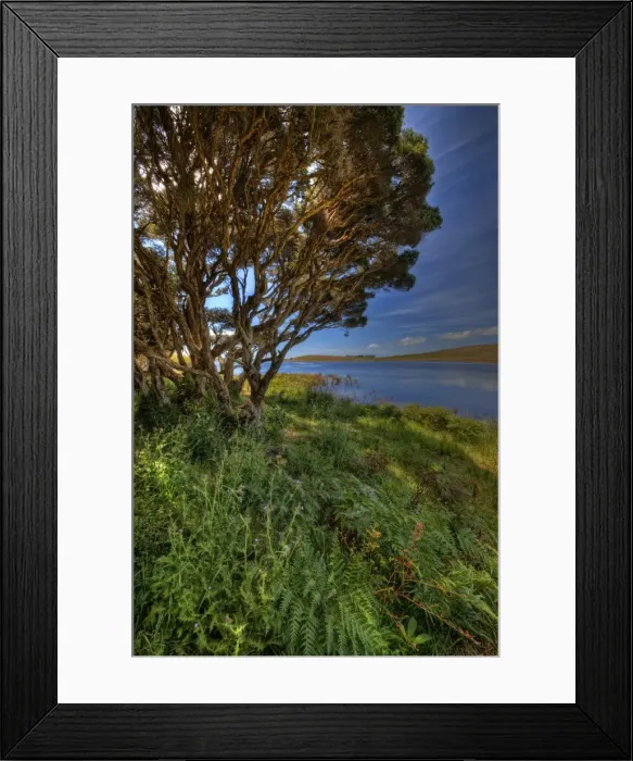 Framed Print : Lake Flanagan, King Island, Bass Strait, Tasmania