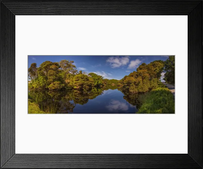 Framed Print : Attrills lagoon with reflections, King Island, Bass Strait, Tasmania Framed Print : Attrills lagoon with reflections, King Island, Bass Strait, Tasmania