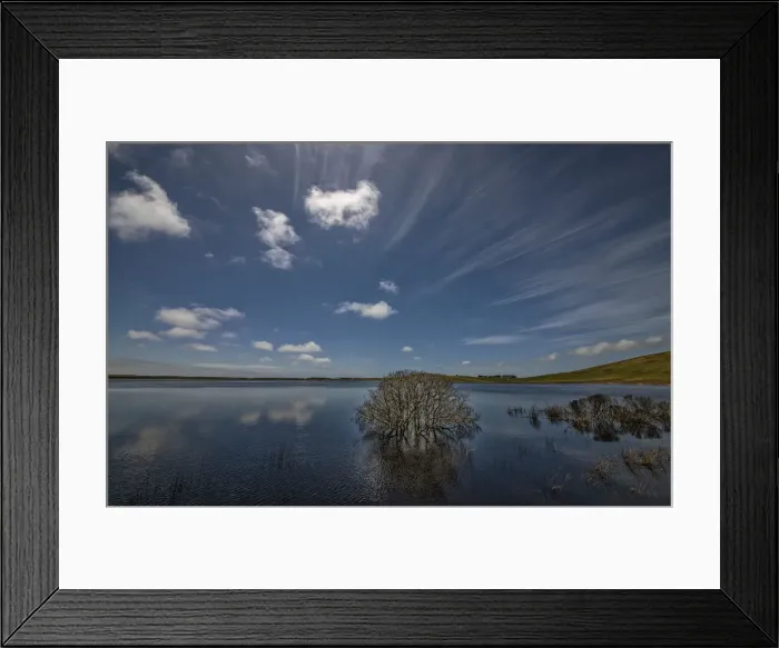 Framed Print : Lake Flanagan, King Island, Bass Strait, Tasmania