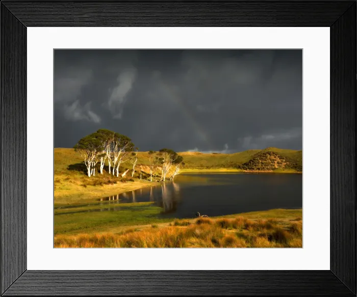 Framed Print : Attrills lagoon, King Island, Bass Strait, Tasmania Framed Print : Attrills lagoon, King Island, Bass Strait, Tasmania