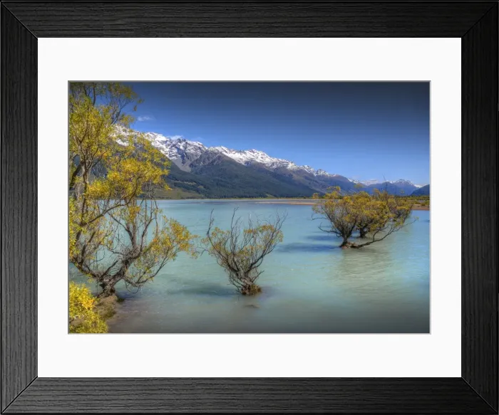 Framed Print : Glenorchy, Lake Wakatipu, South Island New Zealand