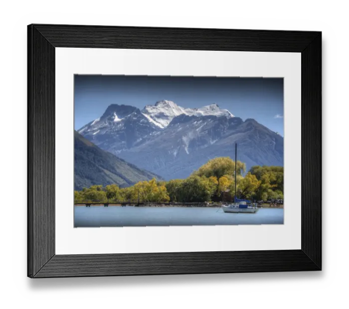Framed Print : Glenorchy, Lake Wakatipu, South Island New Zealand