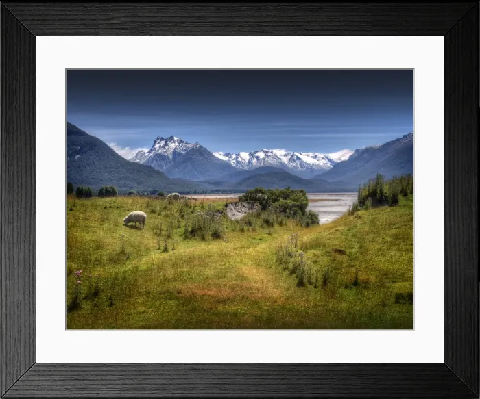 Framed Print : Glenorchy, South Island New Zealand