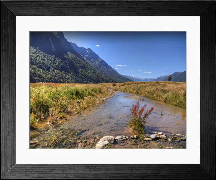 Framed Print : Eglinton Valley, south island, New Zealand Framed Print : Eglinton Valley, south island, New Zealand