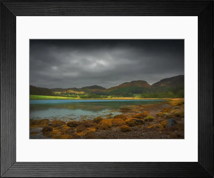 Framed Print : Loch Melfort, Western Scotland Framed Print : Loch Melfort, Western Scotland