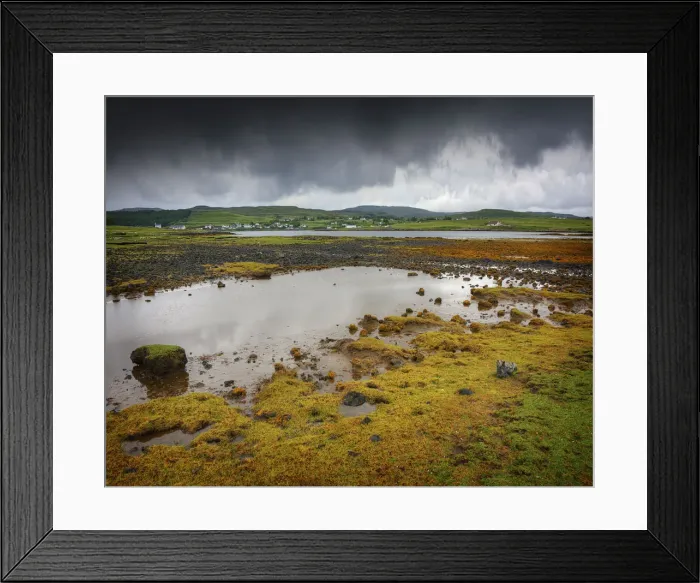 Framed Print : Colours at low tide, Isle of Skye, Inner Hebrides, Scotland