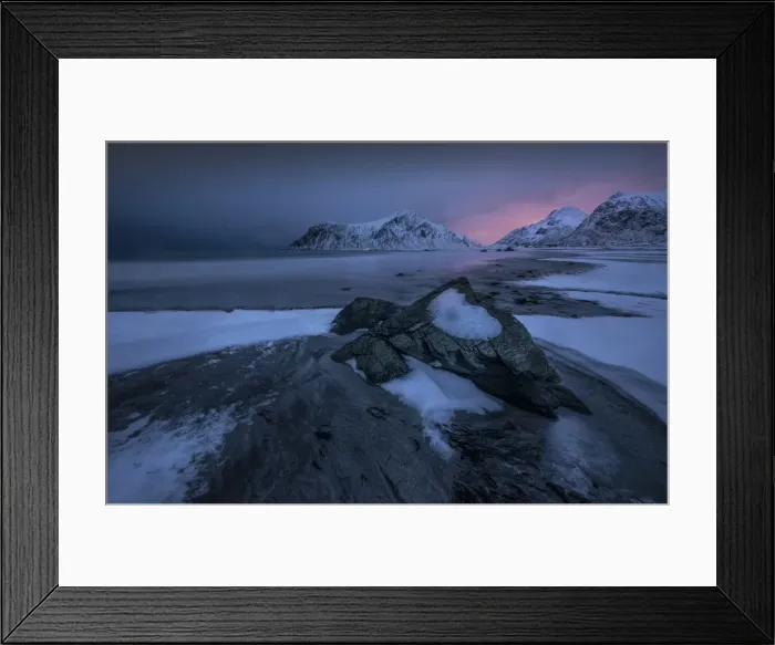 Framed Print : Lofoten Peninsular, winter wonderland, Arctic circle, Norway Framed Print : Lofoten Peninsular, winter wonderland, Arctic circle, Norway