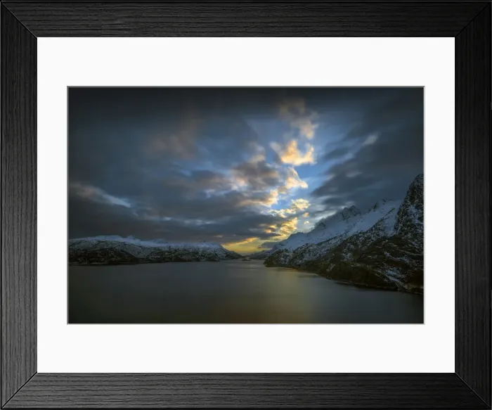 Framed Print : Lofoten Peninsular, winter wonderland, Arctic circle, Norway Framed Print : Lofoten Peninsular, winter wonderland, Arctic circle, Norway