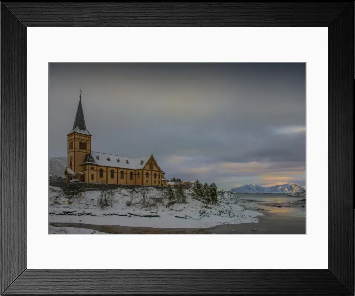 Framed Print : Lofoten Peninsular, winter wonderland, Arctic circle, Norway Framed Print : Lofoten Peninsular, winter wonderland, Arctic circle, Norway
