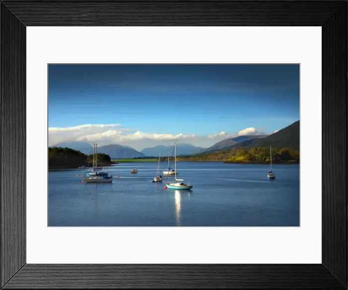 Framed Print : Loch Leven Highlands of Scotland Framed Print : Loch Leven Highlands of Scotland
