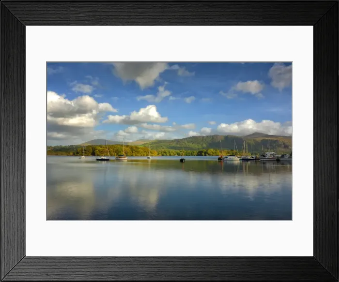 Framed Print : Derwent Water, Lakes district, Cumbria, England Framed Print : Derwent Water, Lakes district, Cumbria, England