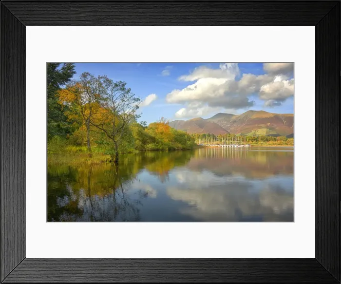 Framed Print : Derwent Water, Lakes district, Cumbria, England