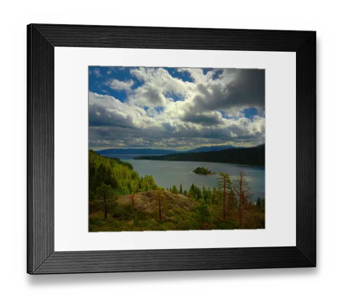 Framed Print : Emerald bay, Lake Tahoe, California