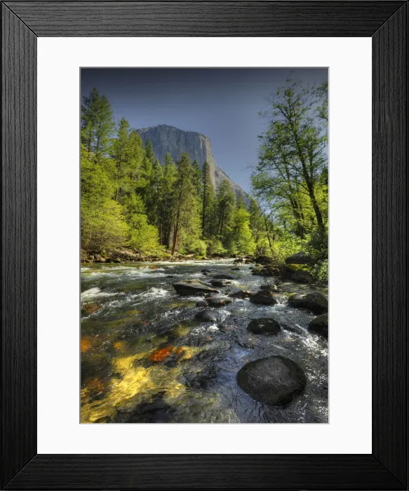 Framed Print : A view to El Capitan, Yosemite national park, California Framed Print : A view to El Capitan, Yosemite national park, California