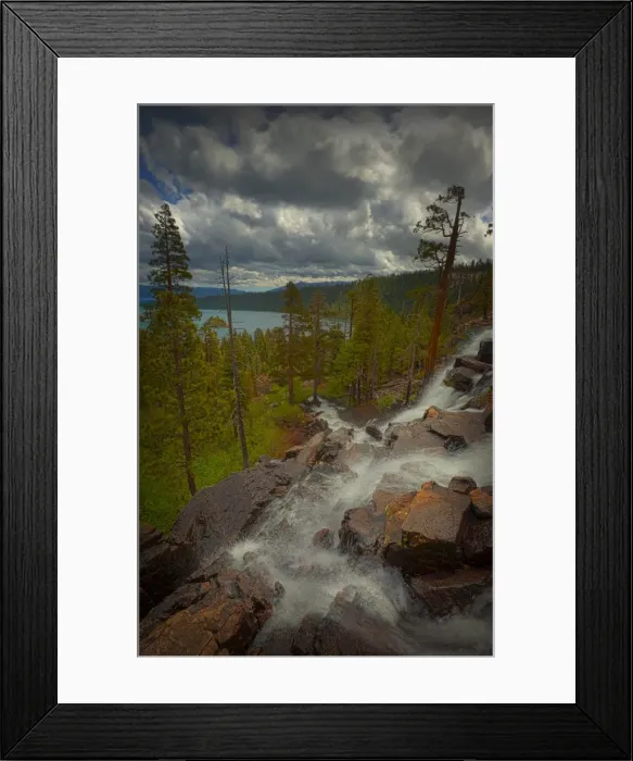 Framed Print : Eagle falls, Lake Tahoe, California Framed Print : Eagle falls, Lake Tahoe, California